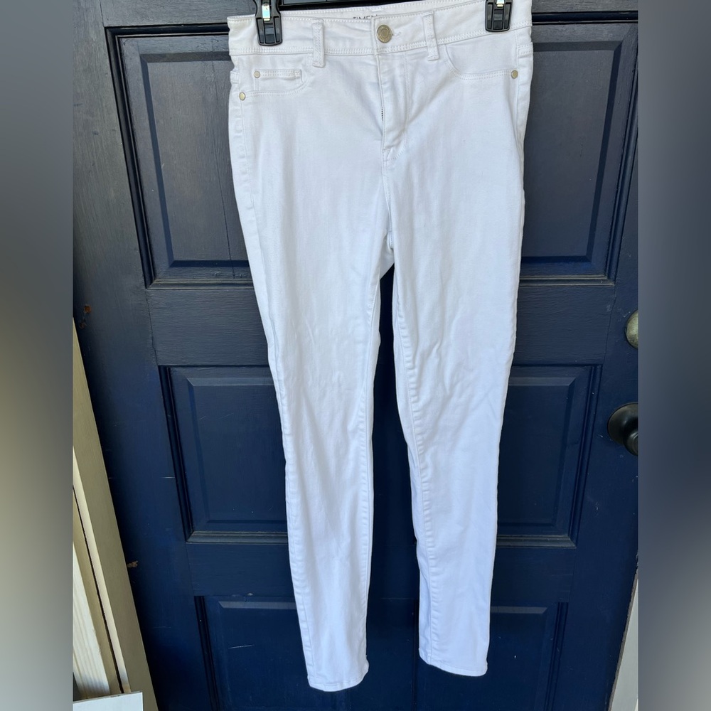 Time and Tru White Skinny Jeans